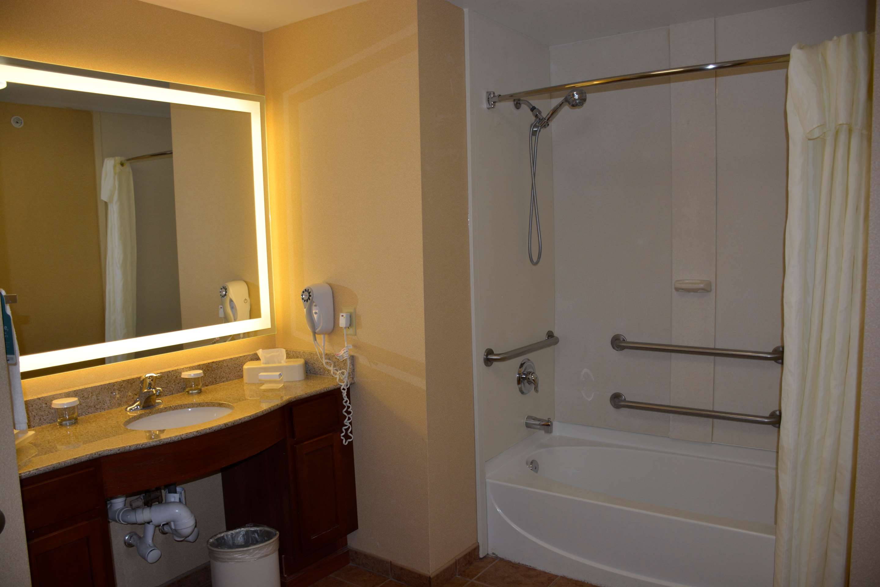 1 King/2 Queen Mobility Accessible Roll-in Shower 2 Bedroom Suite